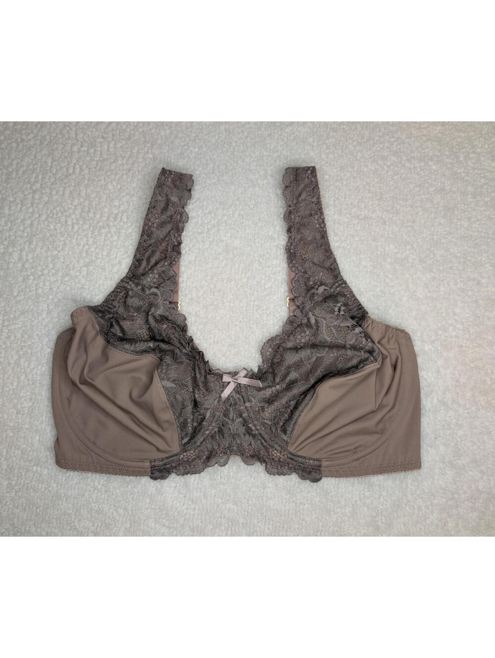 CURVE MUSE SIZE 40DDD Two Tone Taupe 4 Hook Closure Underwire NWT